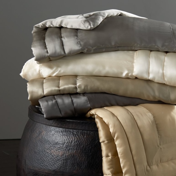 Donna Karan 100% quilted Silk Standard/Queen MOSS sham - Picture 6 of 14